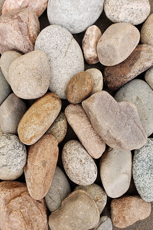 1½-Inch River Rock Green Mountain Garden Landscape Materials